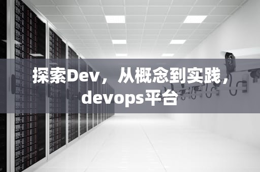 探索Dev，从概念到实践，devops平台