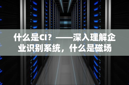 什么是CI？——深入理解企业识别系统，什么是磁场