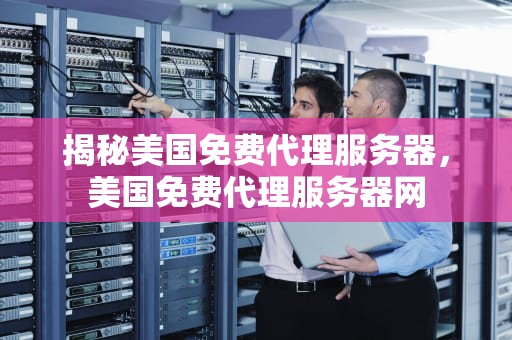 揭秘美国免费代理服务器，美国免费代理服务器网