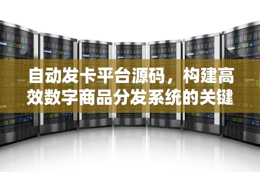 自动发卡平台源码，构建高效数字商品分发系统的关键，自动发卡平台源码是什么