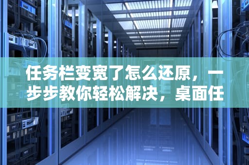 任务栏变宽了怎么还原，一步步教你轻松解决，桌面任务栏变宽了怎么还原
