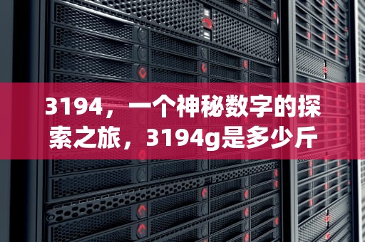 3194，一个神秘数字的探索之旅，3194g是多少斤