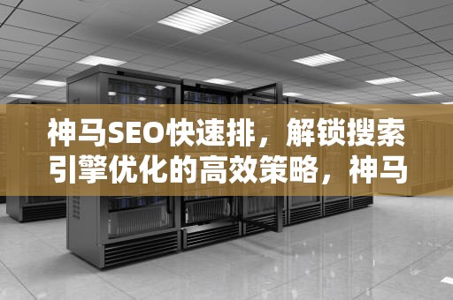 神马SEO快速排，解锁搜索引擎优化的高效策略，神马seo排名