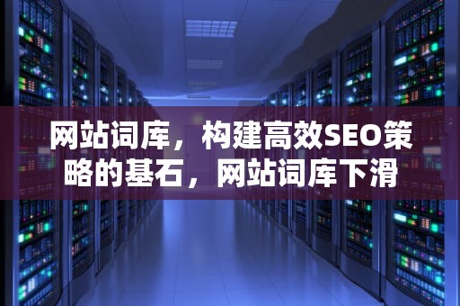 网站词库，构建高效SEO策略的基石，网站词库下滑