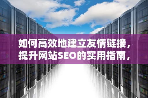 如何高效地建立友情链接，提升网站SEO的实用指南，怎么做友情链接视频