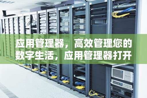 应用管理器，高效管理您的数字生活，应用管理器打开快捷键