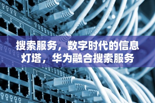 搜索服务，数字时代的信息灯塔，华为融合搜索服务