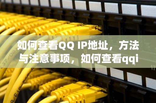 如何查看QQ IP地址，方法与注意事项，如何查看qqip地址查询