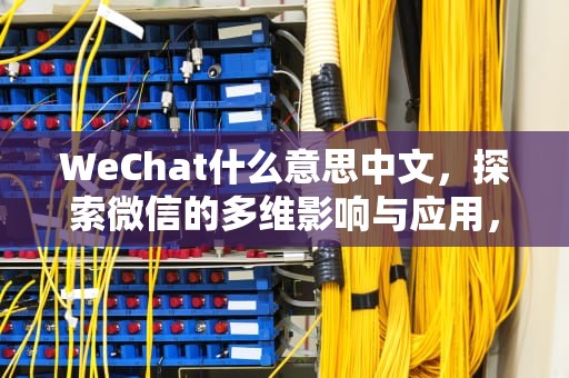 WeChat什么意思中文，探索微信的多维影响与应用，WECHAT什么意思中文