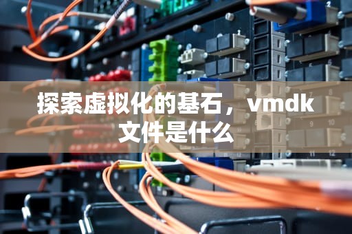 探索虚拟化的基石，vmdk文件是什么