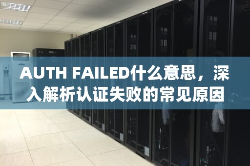 AUTH FAILED什么意思，深入解析认证失败的常见原因及解决方案，auth_failed