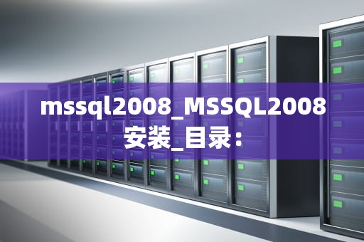 mssql2008_MSSQL2008安装_目录：