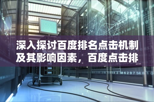 深入探讨百度排名点击机制及其影响因素，百度点击排名是怎么做的
