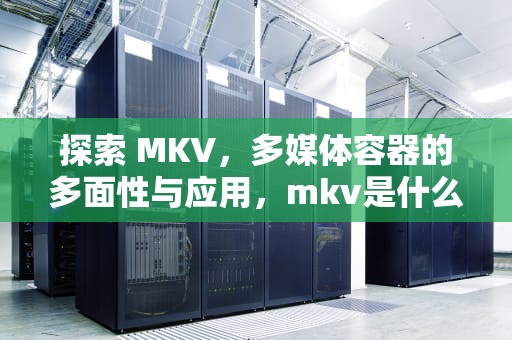 探索 MKV，多媒体容器的多面性与应用，mkv是什么文件格式