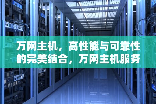 万网主机，高性能与可靠性的完美结合，万网主机服务独享系列主机适用人群