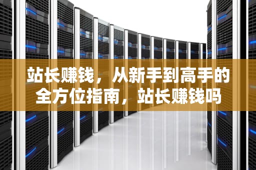 站长赚钱，从新手到高手的全方位指南，站长赚钱吗