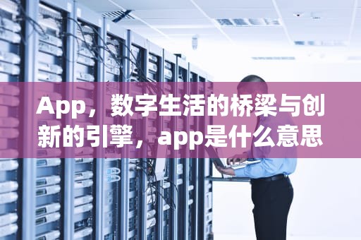 App，数字生活的桥梁与创新的引擎，app是什么意思 翻译