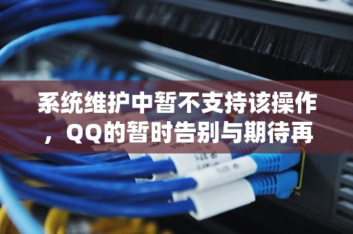 系统维护中暂不支持该操作，QQ的暂时告别与期待再会，系统维护中暂不支持该操作QQ头像