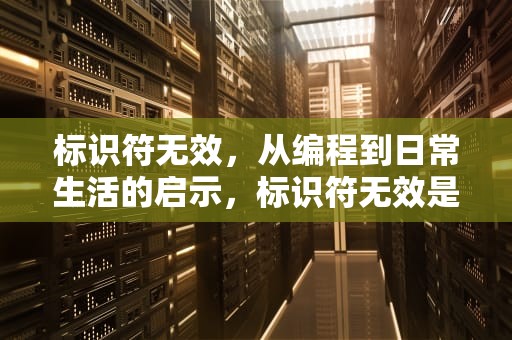 标识符无效，从编程到日常生活的启示，标识符无效是什么意思