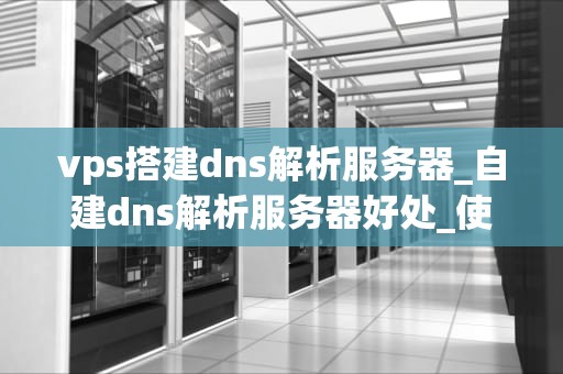 vps搭建dns解析服务器_自建dns解析服务器好处_使用VPS搭建DNS解析服务器