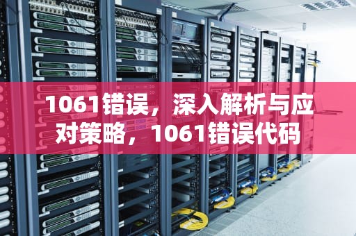 1061错误，深入解析与应对策略，1061错误代码