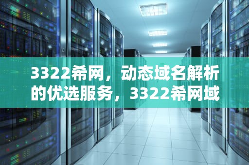 3322希网，动态域名解析的优选服务，3322希网域名