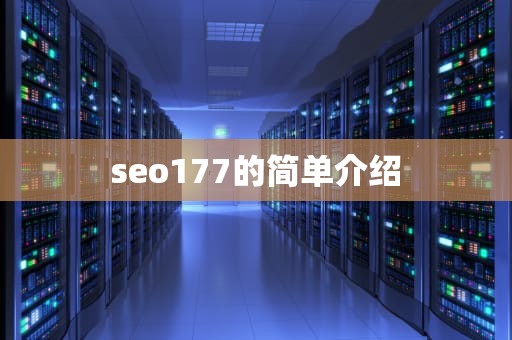 seo177的简单介绍