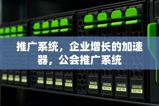 推广系统，企业增长的加速器，公会推广系统