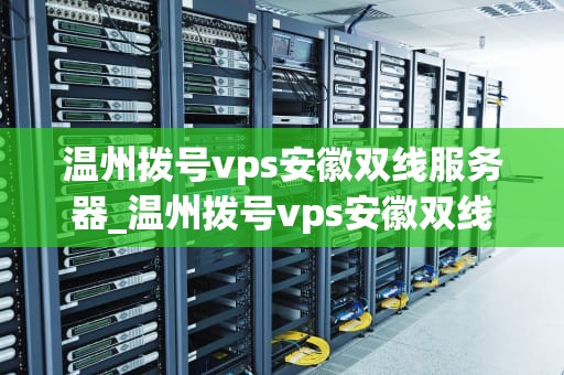 温州拨号vps安徽双线服务器_温州拨号vps安徽双线服务器_温州拨号VPS安徽双线服务器的优势与应用