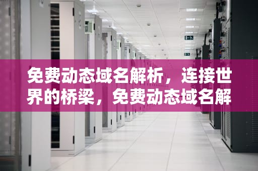 免费动态域名解析，连接世界的桥梁，免费动态域名解析哪个好