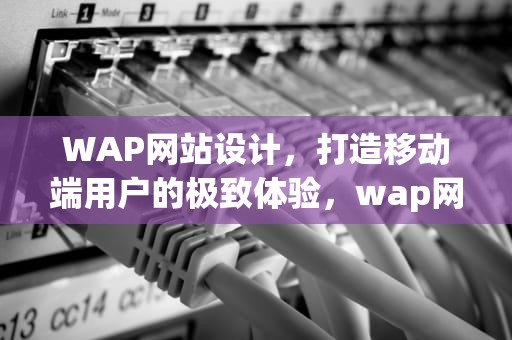 WAP网站设计，打造移动端用户的极致体验，wap网站建设
