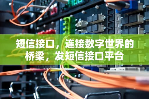 短信接口，连接数字世界的桥梁，发短信接口平台