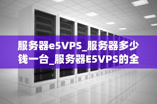 服务器e5VPS_服务器多少钱一台_服务器E5VPS的全面解析