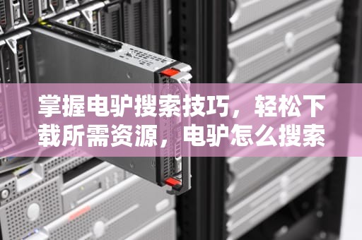 掌握电驴搜索技巧，轻松下载所需资源，电驴怎么搜索不到内容