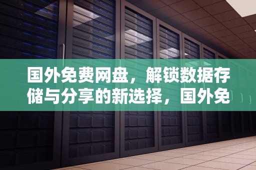 国外免费网盘，解锁数据存储与分享的新选择，国外免费网盘哪个空间最大