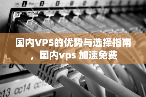 国内VPS的优势与选择指南，国内vps 加速免费