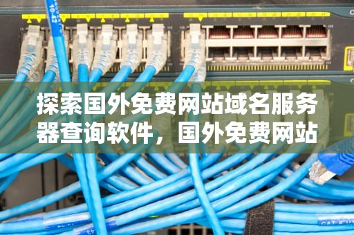 探索国外免费网站域名服务器查询软件，国外免费网站域名服务器查询软件下载