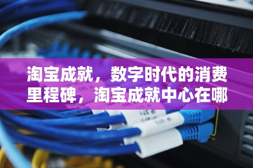 淘宝成就，数字时代的消费里程碑，淘宝成就中心在哪看