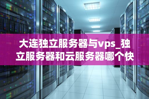 大连独立服务器与vps_独立服务器和云服务器哪个快_大连独立服务器与VPS的比较与选择