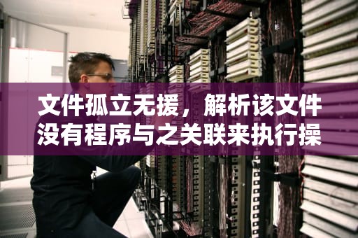 文件孤立无援，解析该文件没有程序与之关联来执行操作的困境与对策，该文件没有程序与之关联来执行操作,请在文件夹选项中