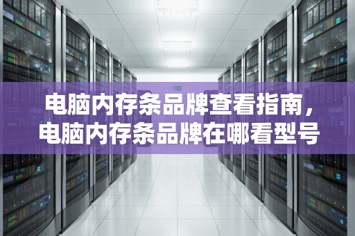 电脑内存条品牌查看指南，电脑内存条品牌在哪看型号