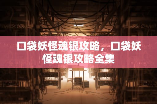 口袋妖怪魂银攻略，口袋妖怪魂银攻略全集