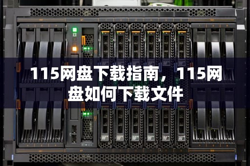 115网盘下载指南，115网盘如何下载文件