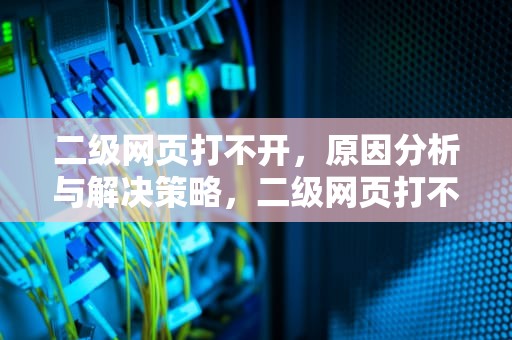 二级网页打不开，原因分析与解决策略，二级网页打不开怎么修复