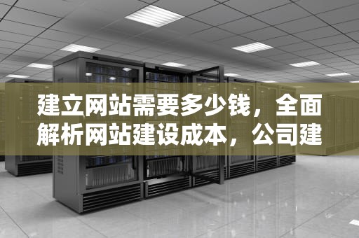 建立网站需要多少钱，全面解析网站建设成本，公司建立网站需要多少钱