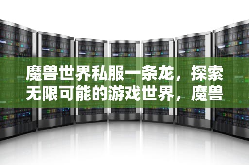 魔兽世界私服一条龙，探索无限可能的游戏世界，魔兽世界开服一条龙