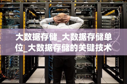 大数据存储_大数据存储单位_大数据存储的关键技术与应用