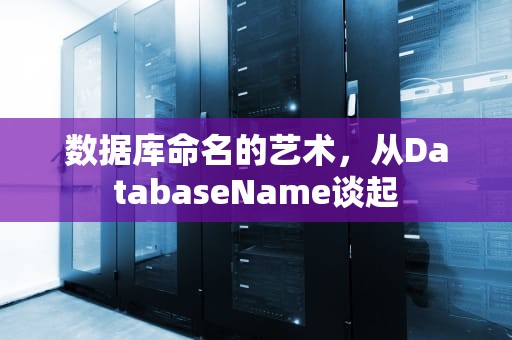 数据库命名的艺术，从DatabaseName谈起