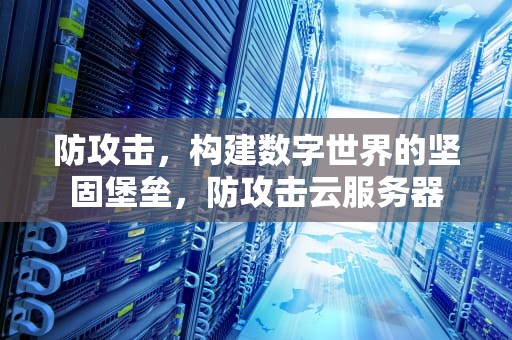 防攻击，构建数字世界的坚固堡垒，防攻击云服务器