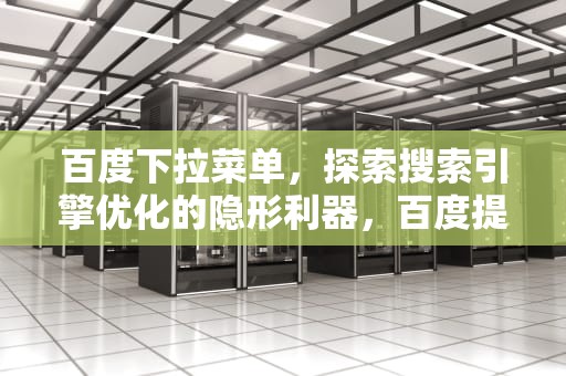 百度下拉菜单，探索搜索引擎优化的隐形利器，百度提示框下拉服务